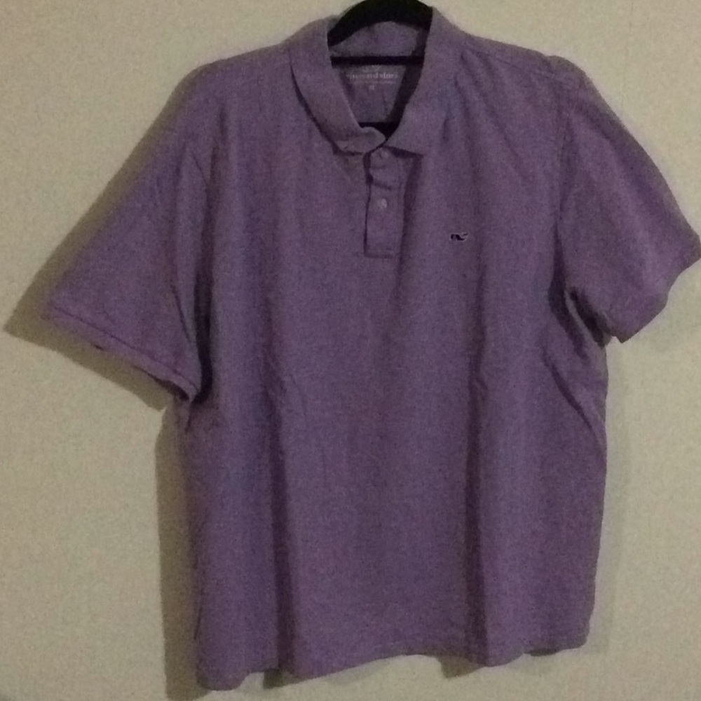 Vineyard vines men’s purple polo xl